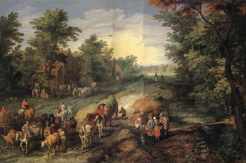 Village Street, Jan Brueghel